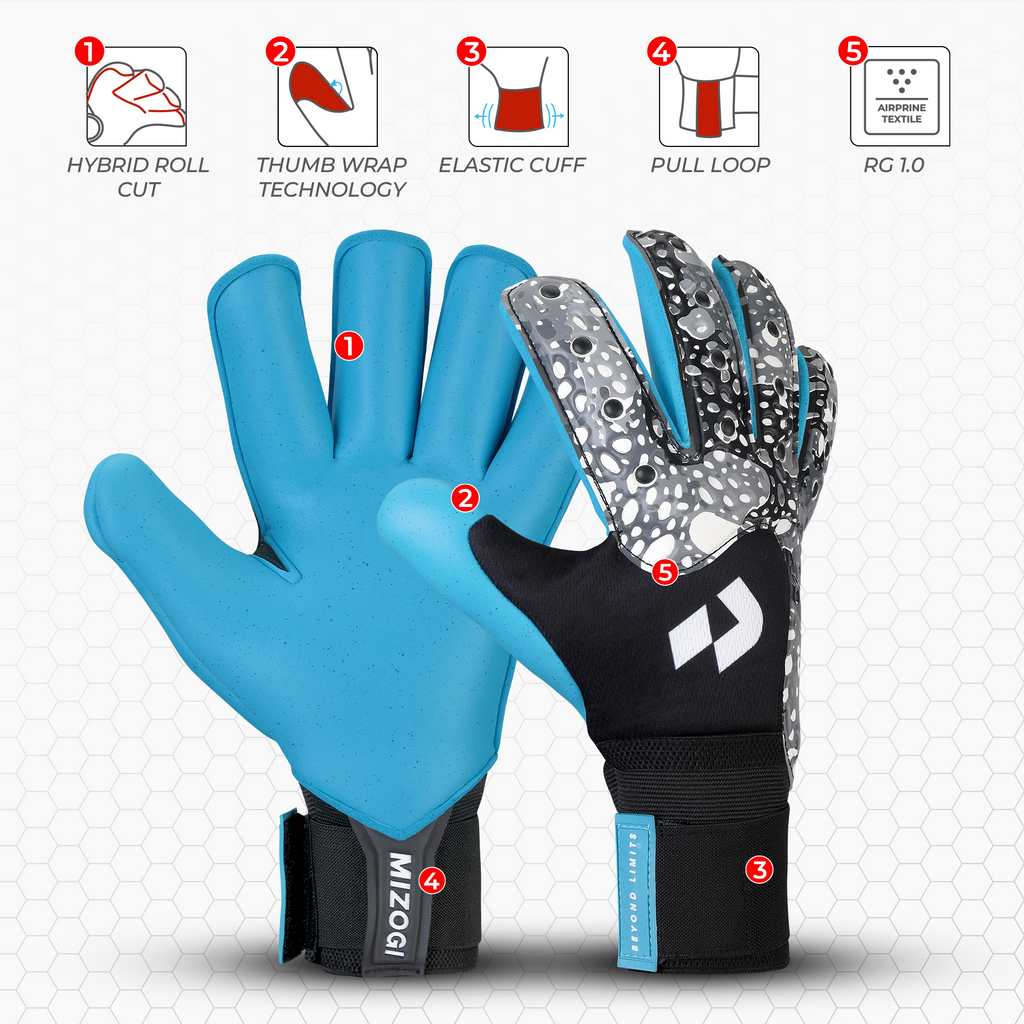Mizogi Nexa RG 1.0 | Glacial Edge | Goalkeeper Glove